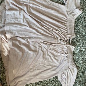 american eagle off the shoulder shirt